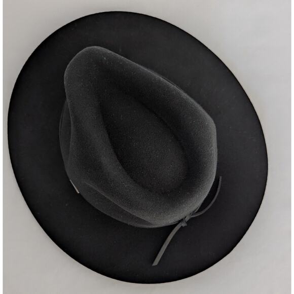 Brixton Black Wesley Fedora Hat Women's Size Medium - Picture 3 of 11